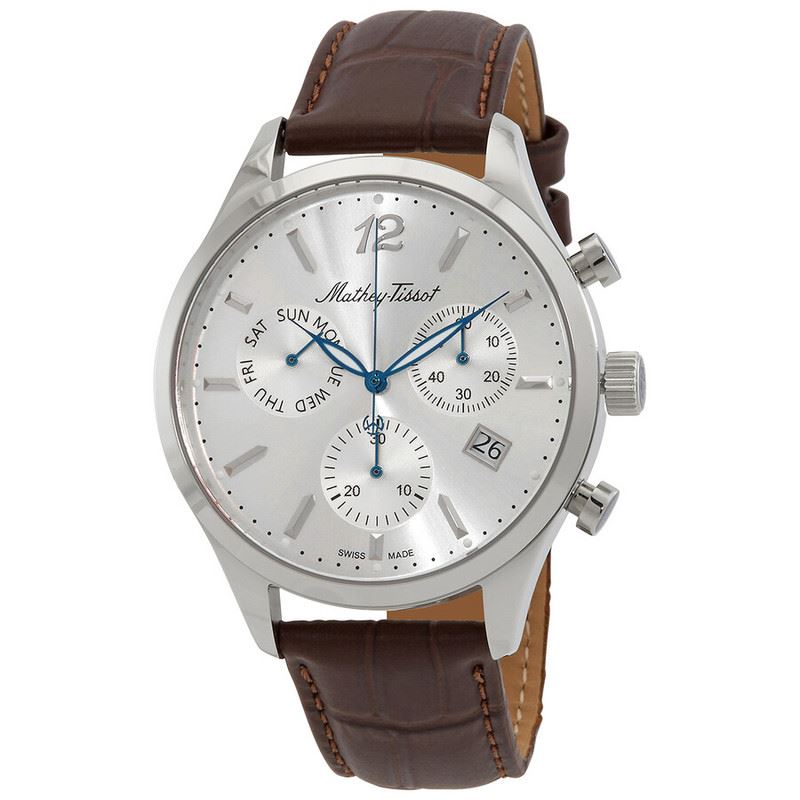 Mathey-Tissot Urban Chrono Cronógrafo Quartz Esfera Plateada H411CHALS
